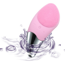 Electric deep cleansing vibrating silicone facial brush